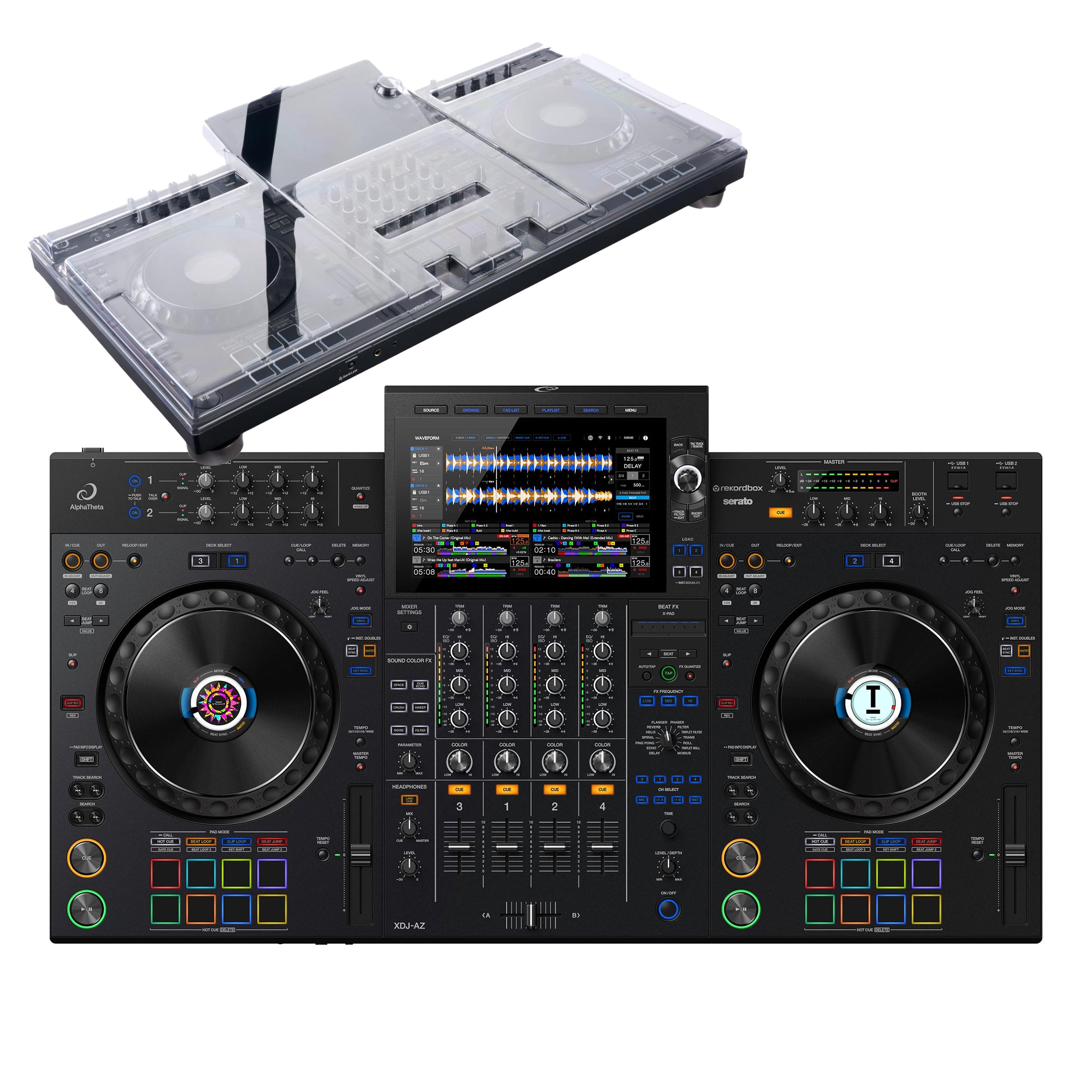 AlphaTheta XDJ-AZ + Decksaver Bundle