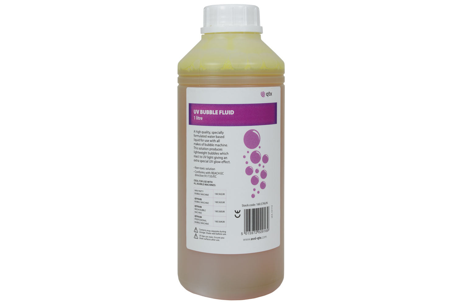 QTX UV Bubble Fluid 1L (160576)