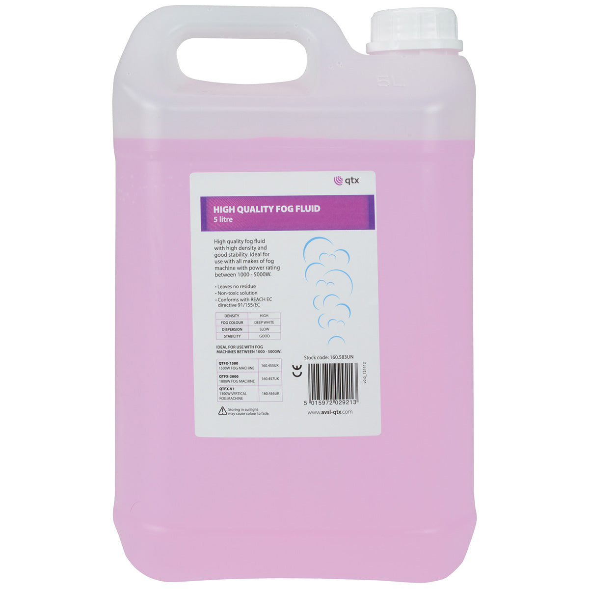 QTX High Quality Smoke Fluid 5 Litre (160583)