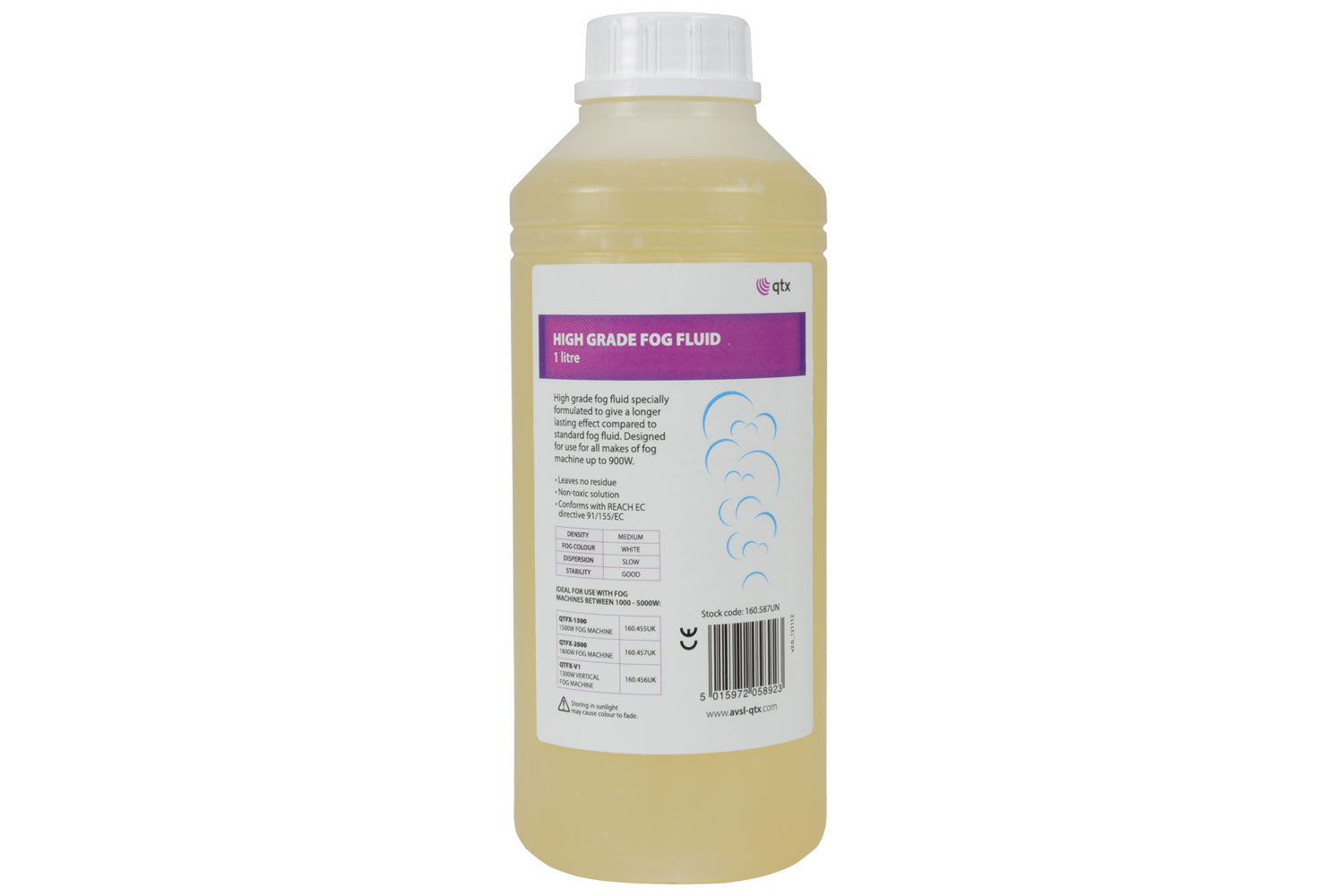 QTX High Grade Fog Fluid Orange 1 Litre (160587)