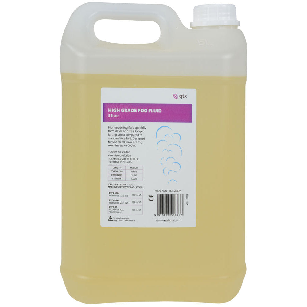 QTX High Grade Fog Fluid - 5 litre (160588)