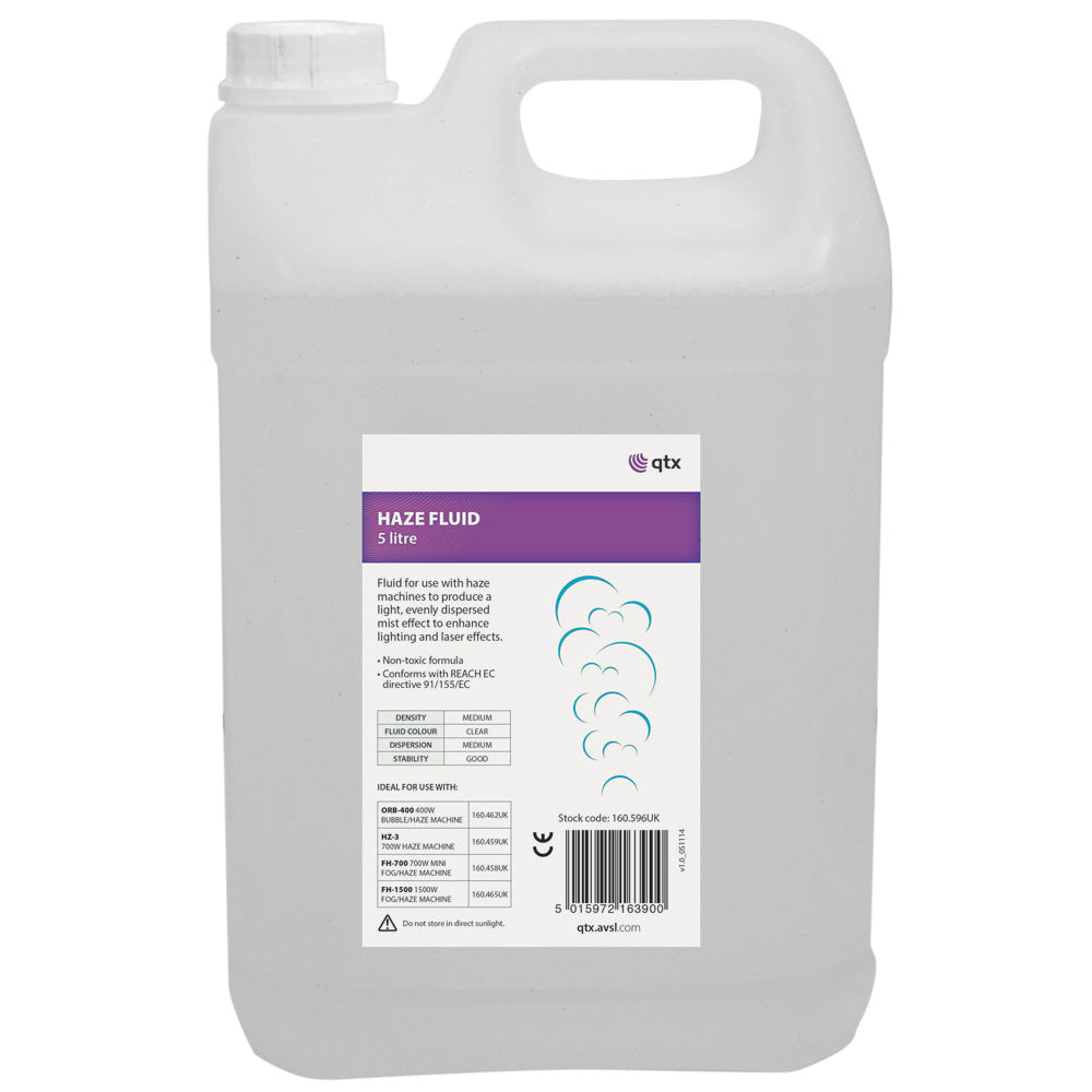 QTX 160596 5 Litre Haze Fluid