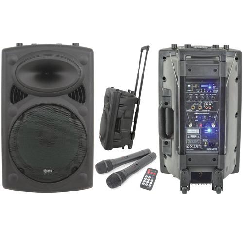 QTX QR12PA 12" Portable Battery/Mains PA Speaker (178843)