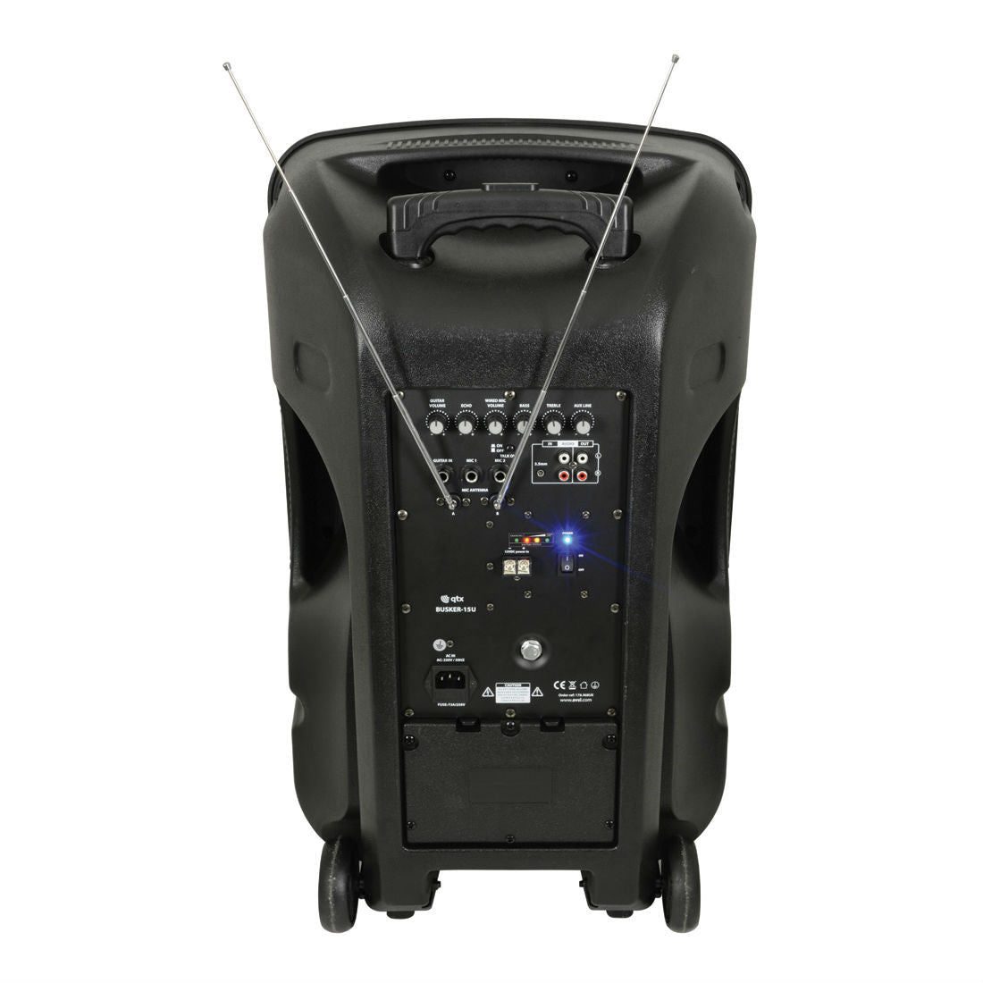 QTX Busker 15U Portable PA System (178968)