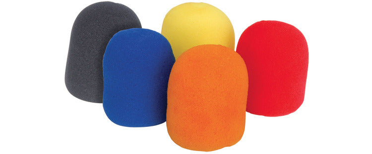 QTX Dynamic Mic Windshield - Pk of 5 Mixed Colour ( 188.013UK )