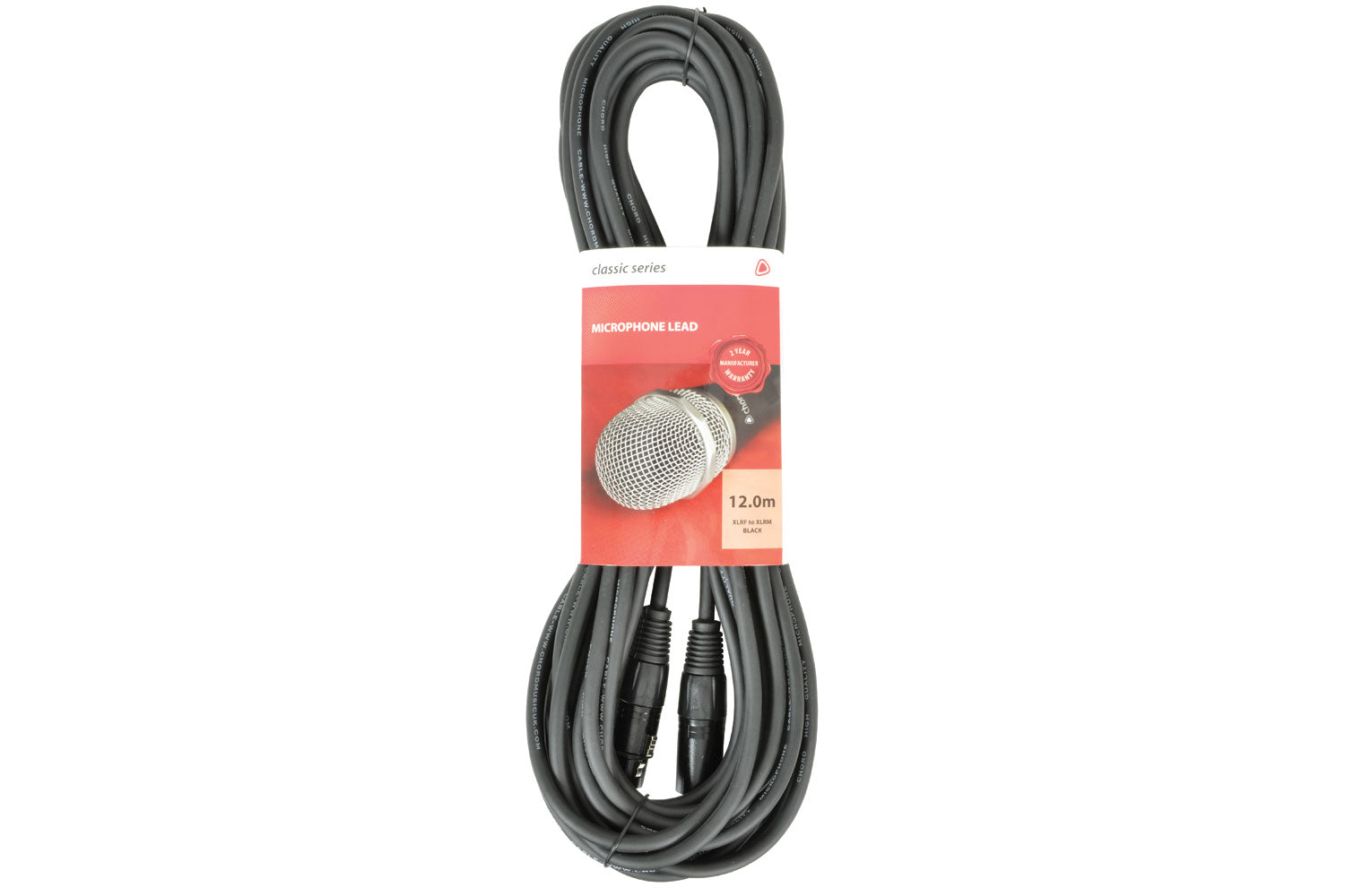 Chord XLR Female to XLR Male Cable 12m ( 190.107UK )