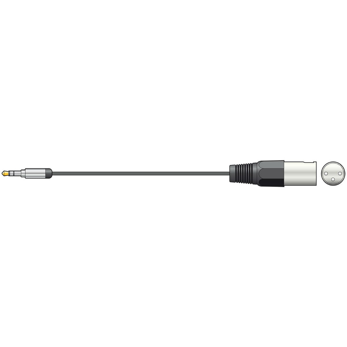 Chord Minijack to XLR Male Cable 1.5m (190230)