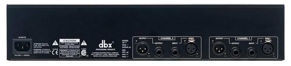 DBX 231S Dual Channel 31-Band Graphic Equalizer