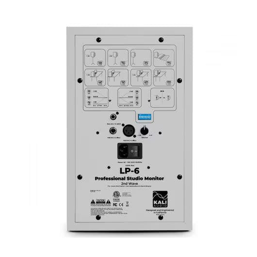Kali Audio LP-6W V2 Active Studio Monitor White (Single)