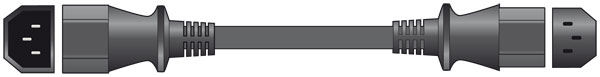 Mercury IEC Mains Extension Lead 0.5m (503607)