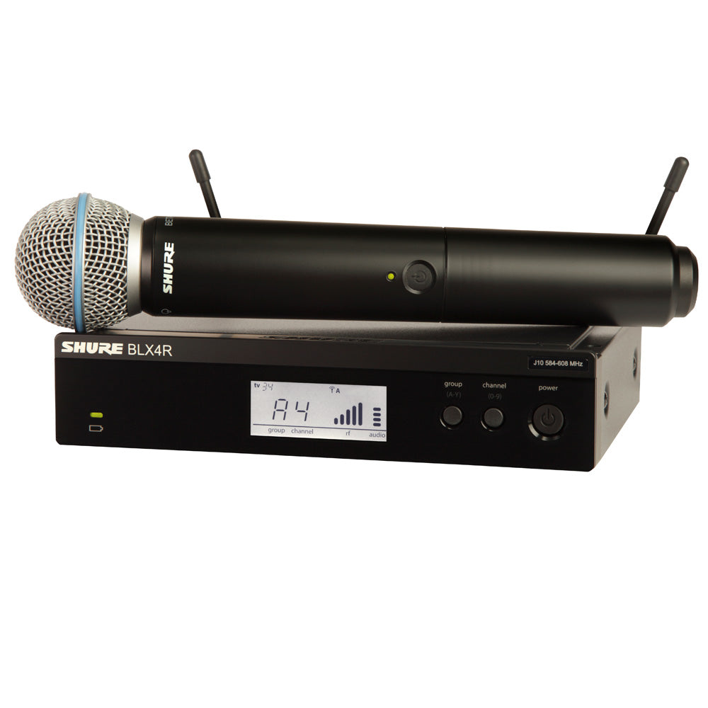 Shure Beta 58A Wireless Rack Mountable Vocal System (BLX24RUK-B58)