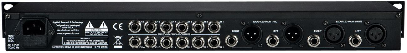 ART HeadAmp 6 Channel Headphone Amplifier