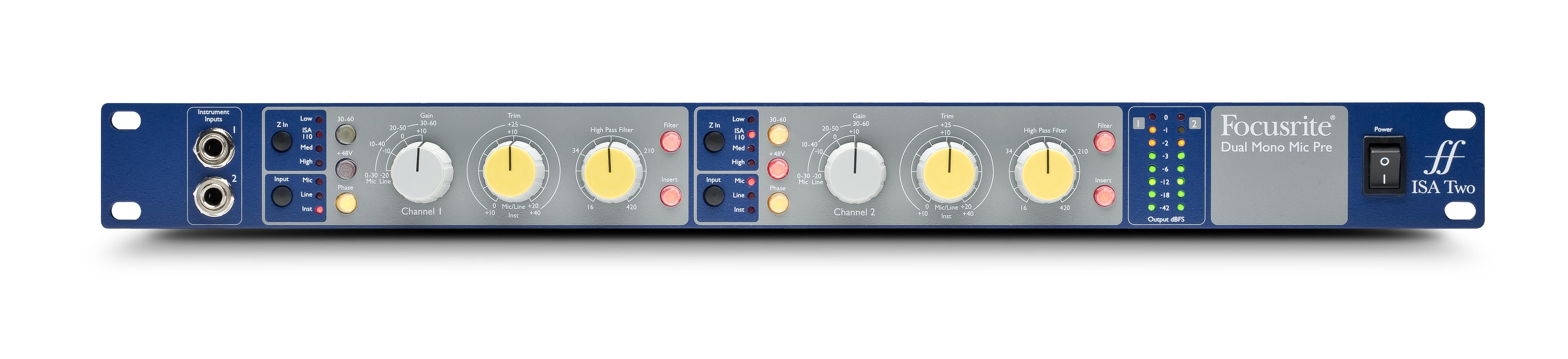 FOCUSRITE ISA Two 2-channel mic preamp