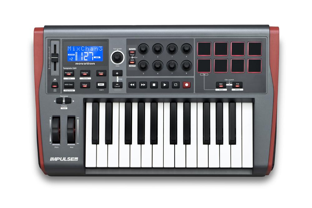 NOVATION IMPULSE 25 MIDI Keyboard Controller