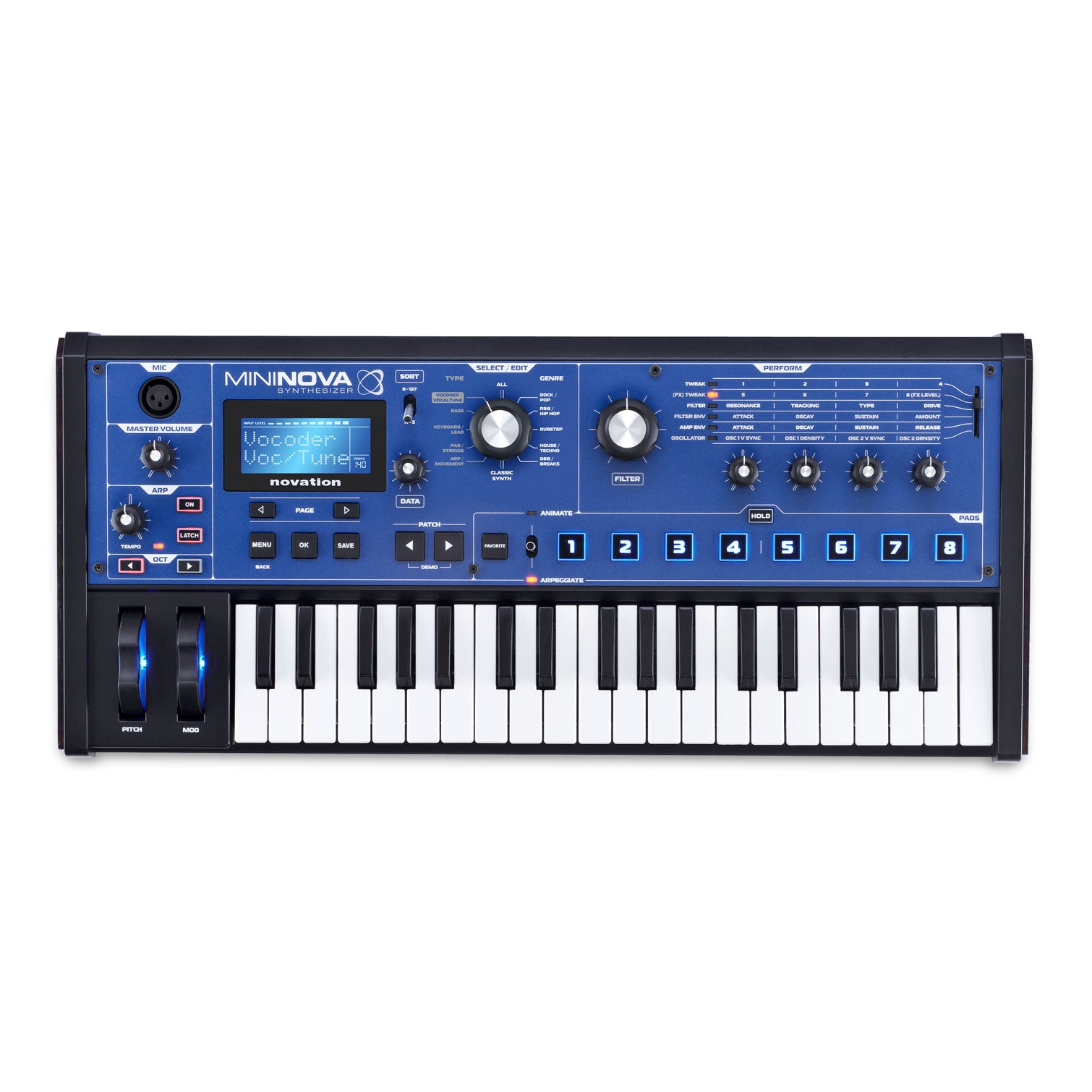 NOVATION MiniNova Compact Synthesizer