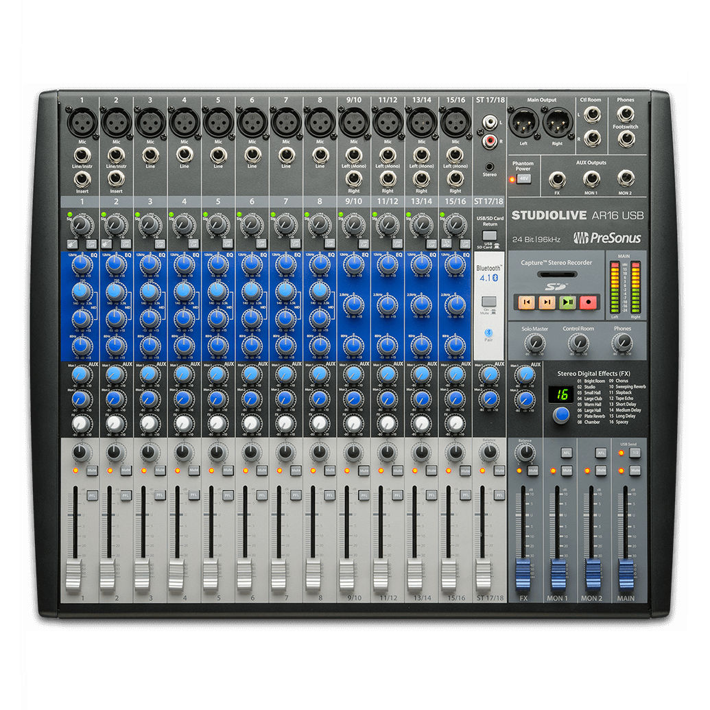 PRESONUS Studiolive AR16 USB 18-Channel Hybrid Mixer