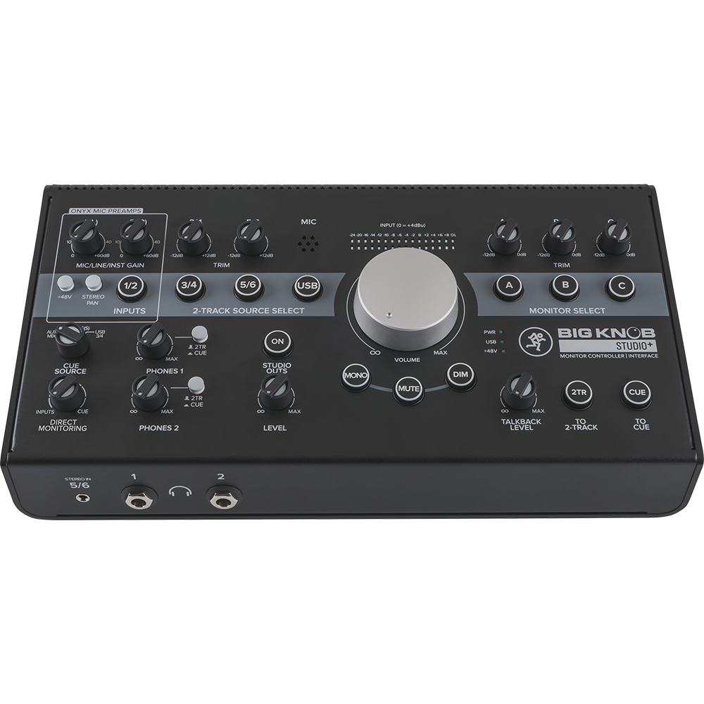Mackie Big Knob Studio+ Monitor Controller & 2x4 USB Audio Interface