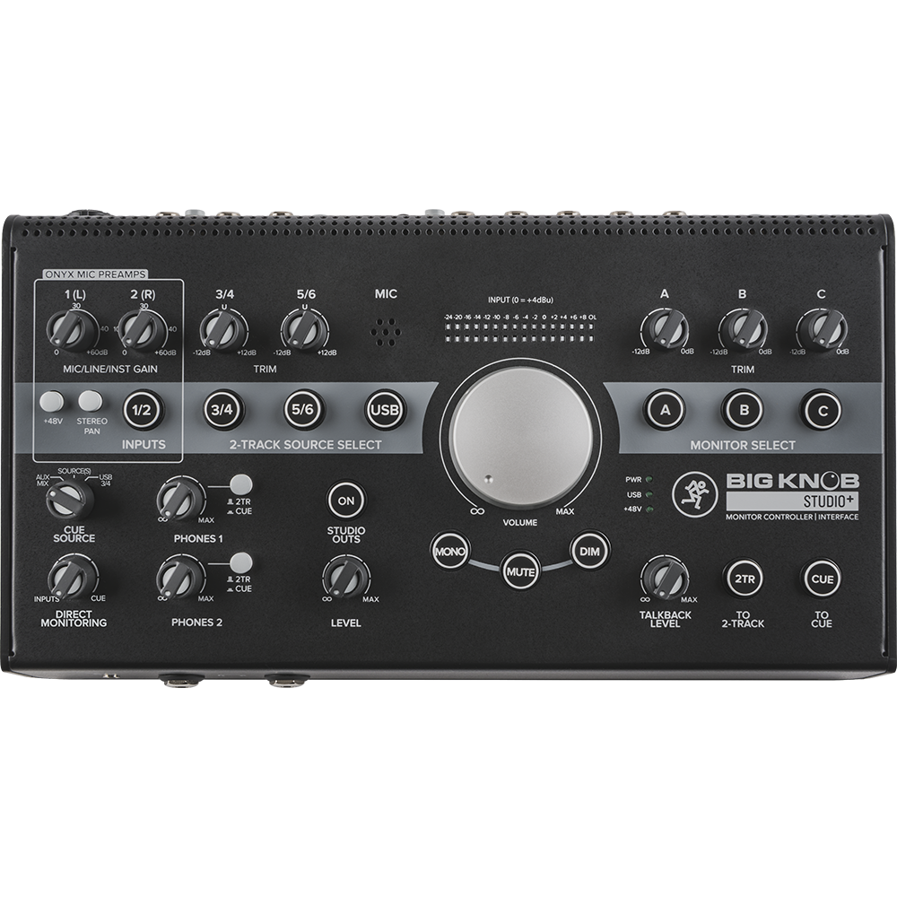 Mackie Big Knob Studio+ Monitor Controller & 2x4 USB Audio Interface