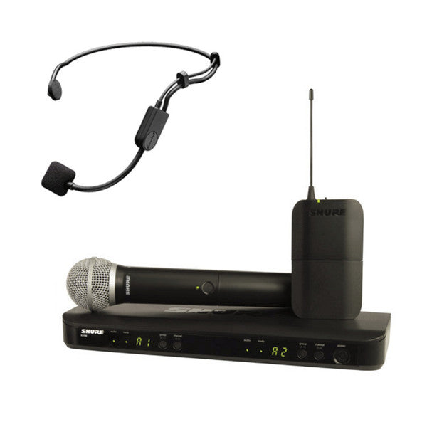 Shure BLX1288UK-P31 Shure PG Headset Wireless Combo System with PG58 Handheld