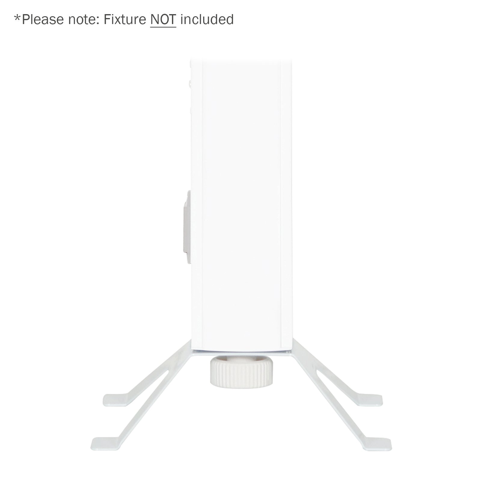 Equinox Batten Floor Standing Bracket White (BRAC025A)