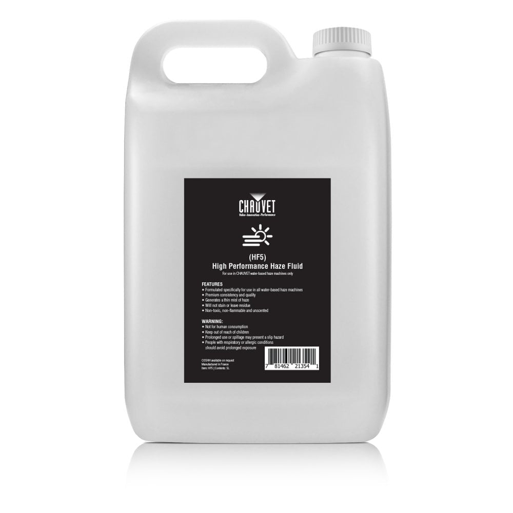 Chauvet HF5 High Performance Haze Fluid 5 Litre