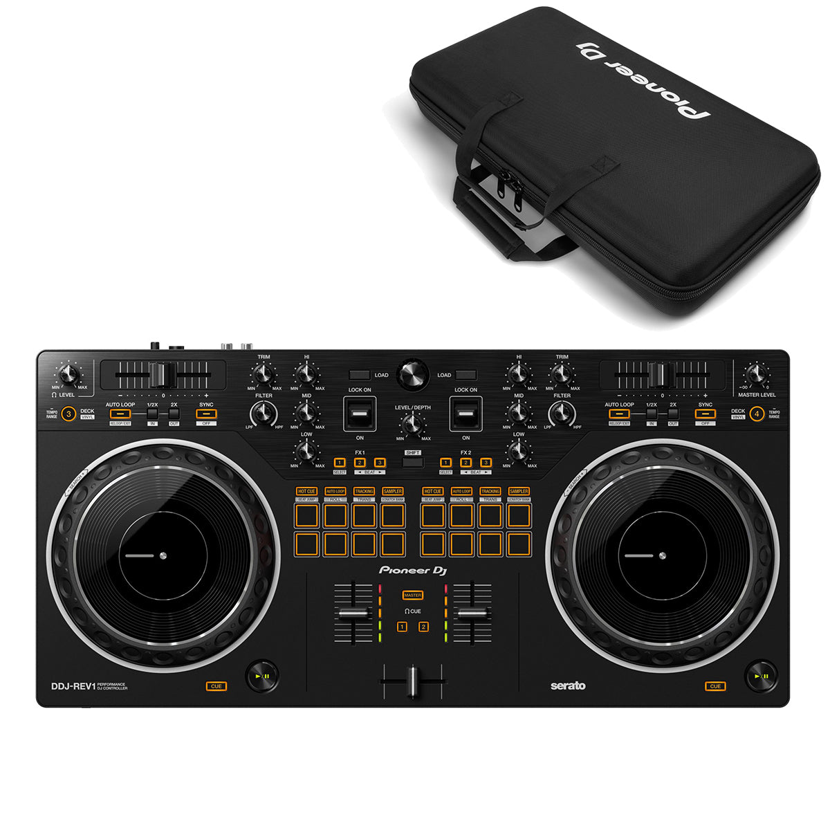 Pioneer DJ DDJ-REV1 & DJC-REV1 BAG Bundle