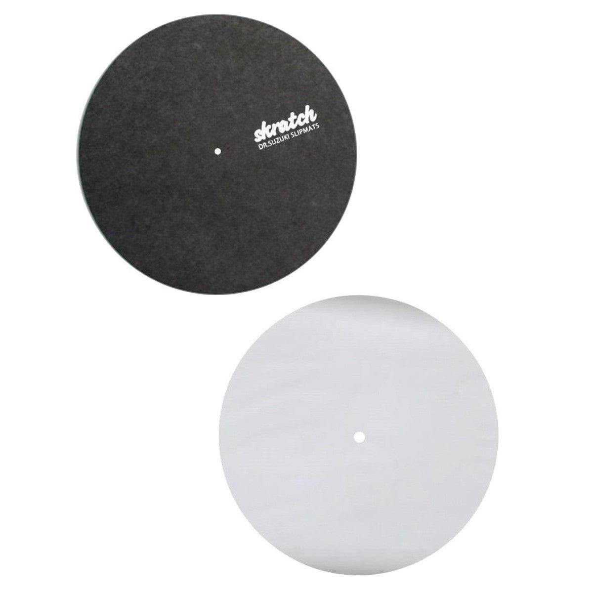 Dr.Suzuki Scratch Slipmats 12" Pair Grey