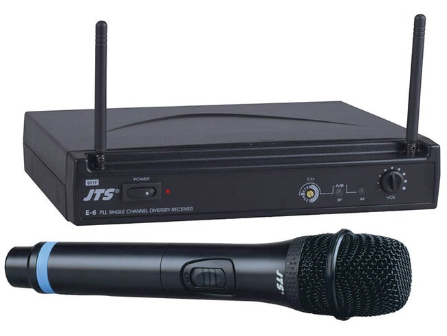 JTS E-6 E-6TH Licence Free Handheld Wireless Microphone