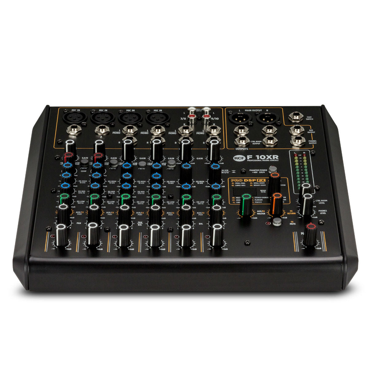 RCF F 10XR 10-Channel Mixer With Multi-FX & Recording