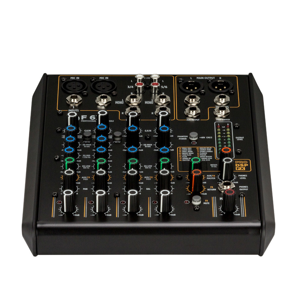 RCF F 6X 6-Channel Mixer With Multi-FX