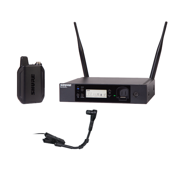 Shure GLXD14R+UK/B98-Z4 GLX-D+ Wireless Beta98H/C Instrument Mic System