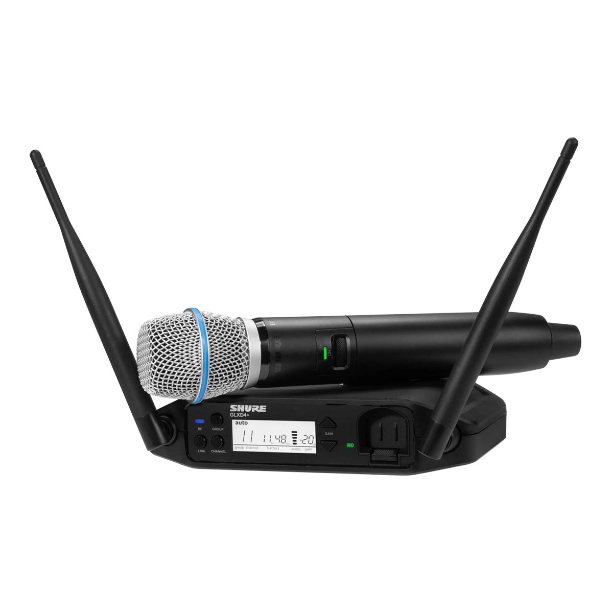 Shure GLXD24 UK B87A Z4 GLX D Wireless BETA87A Handheld System