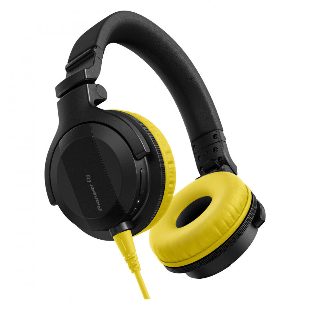 Pioneer DJ HDJ-CUE1 Headphones with Yellow Accessory Pack