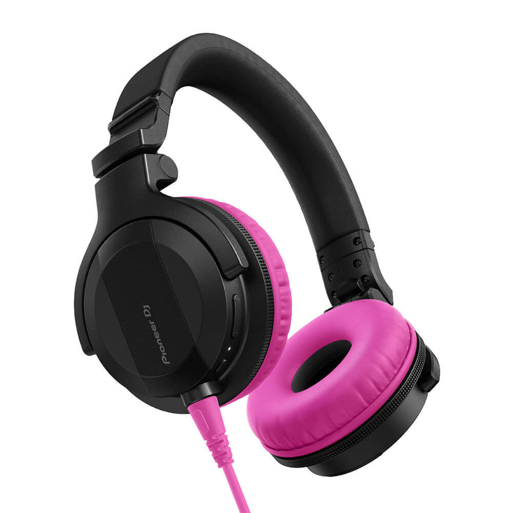 Pioneer DJ HDJ-CUE1 Headphones with Pink Accessory Pack