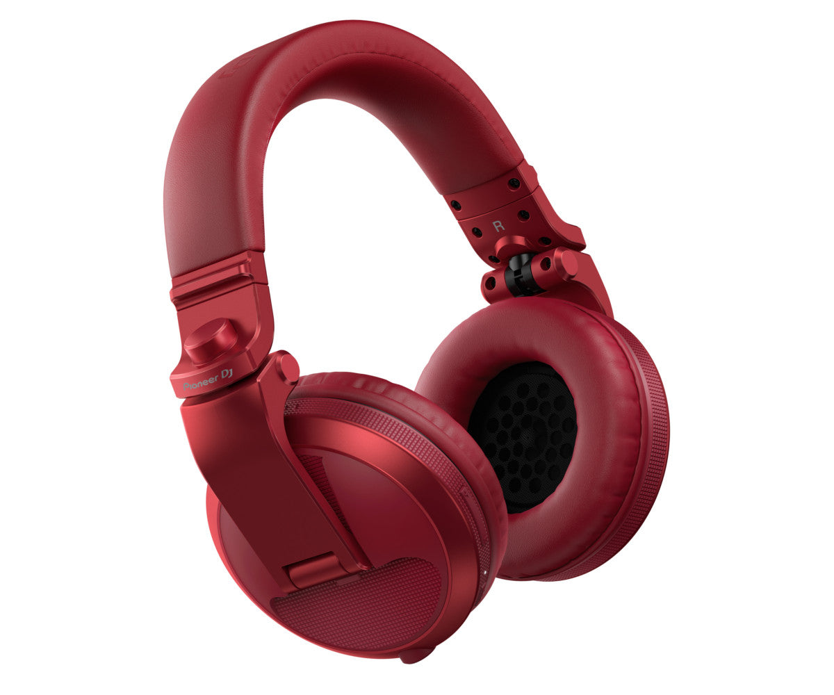 Pioneer HDJ-X5BT-R Bluetooth DJ headphones in red