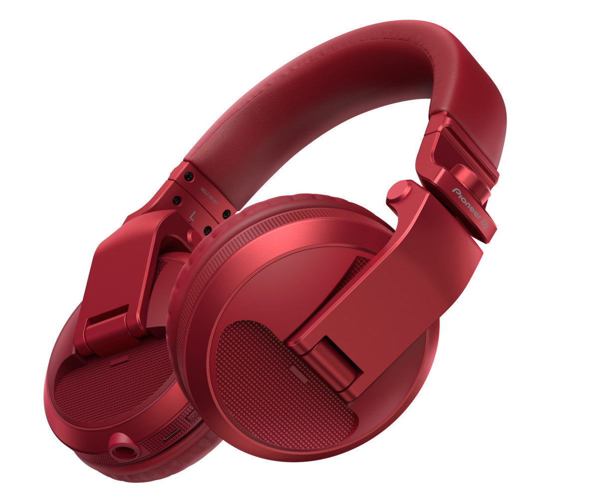 Pioneer HDJ-X5BT-R Bluetooth DJ headphones in red
