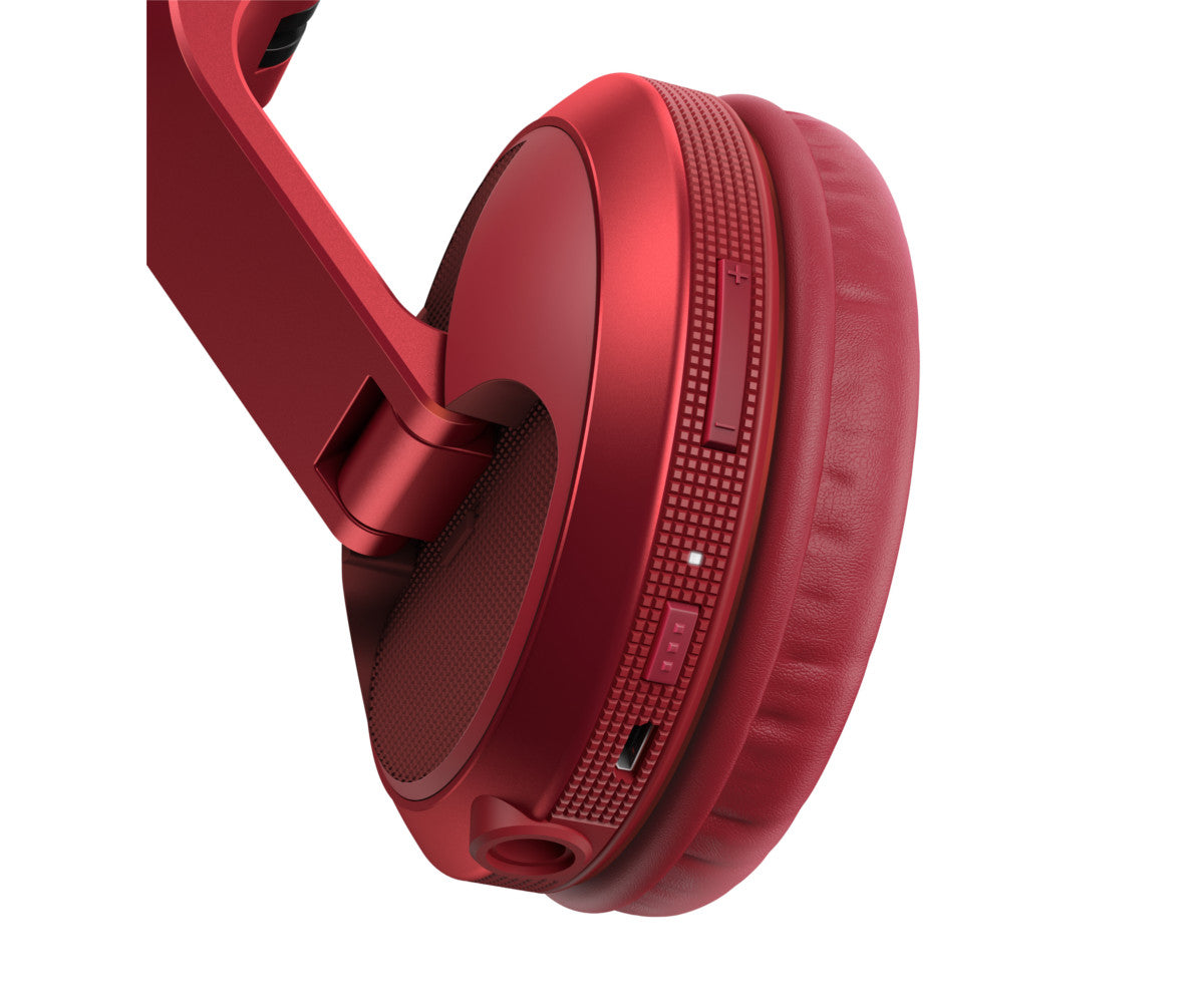 Pioneer HDJ-X5BT-R Bluetooth DJ headphones in red