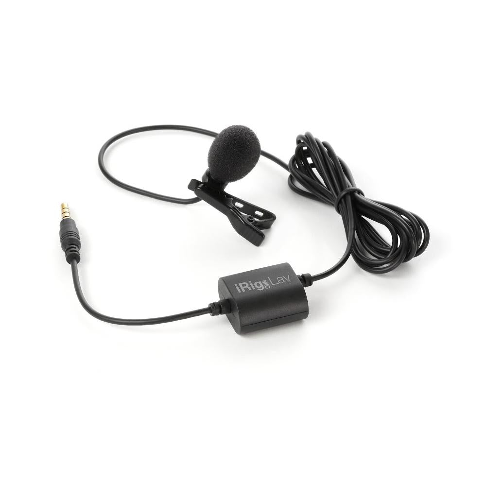 IK Multimedia iRig Mic Lav Lavalier/Lapel/Clip-On Mic For Mobile Devices
