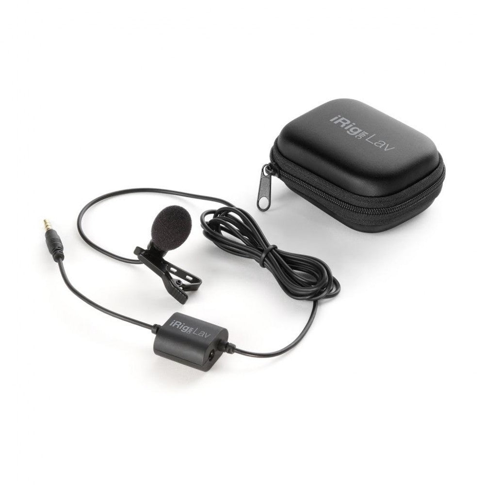 IK Multimedia iRig Mic Lav Lavalier/Lapel/Clip-On Mic For Mobile Devices (Pack Of 2)