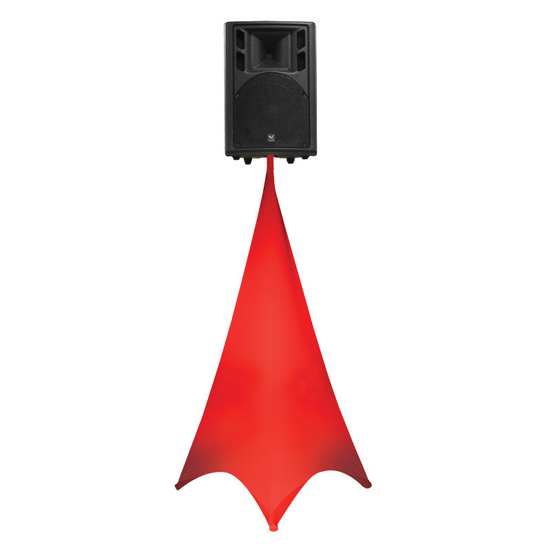 LEDJ Double Sided Speaker Stand Scrim with Clamp (LEDJ312)