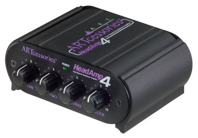 ART Headamp4 - 4 Channel Stereo Headphone Amplifier