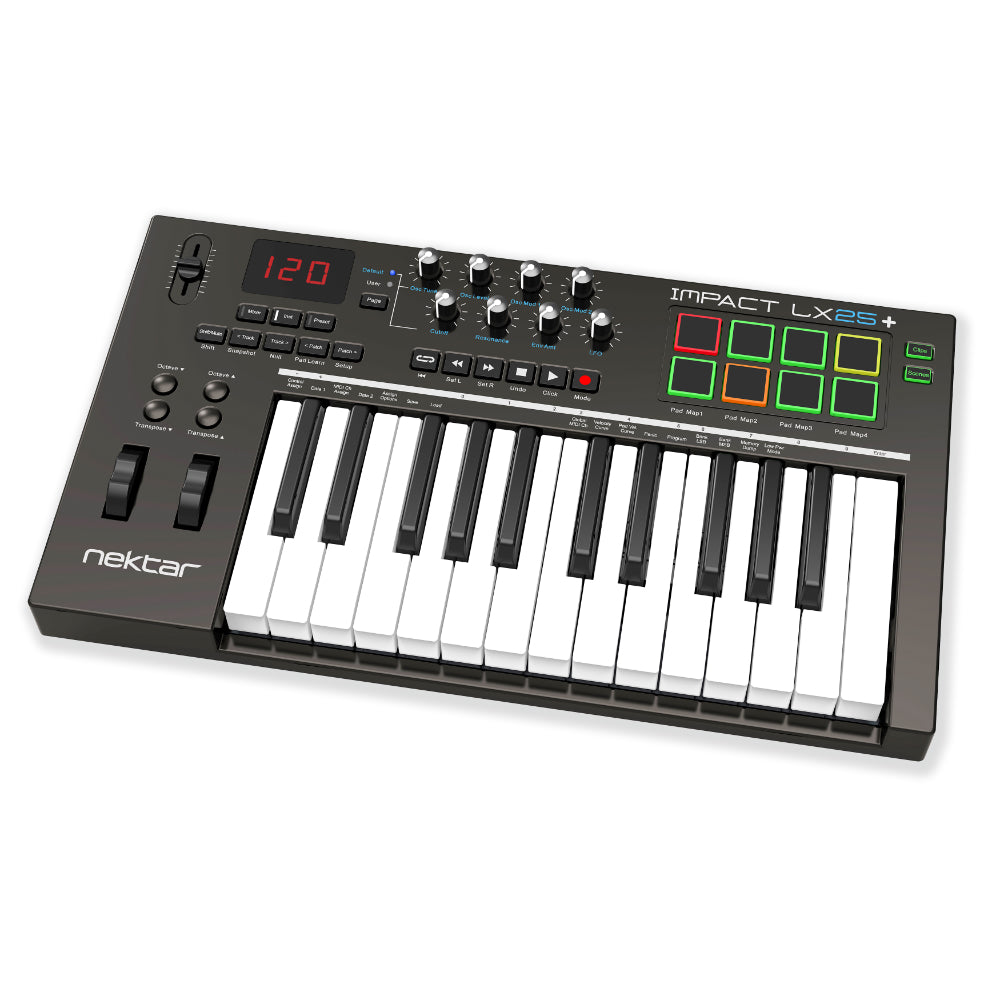 Nektar Impact LX25+ 25 Key USB MIDI Keyboard