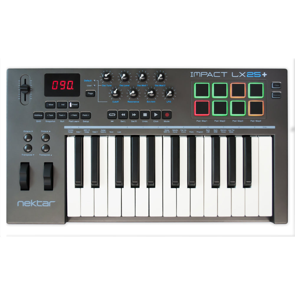 Nektar Impact LX25+ 25 Key USB MIDI Keyboard