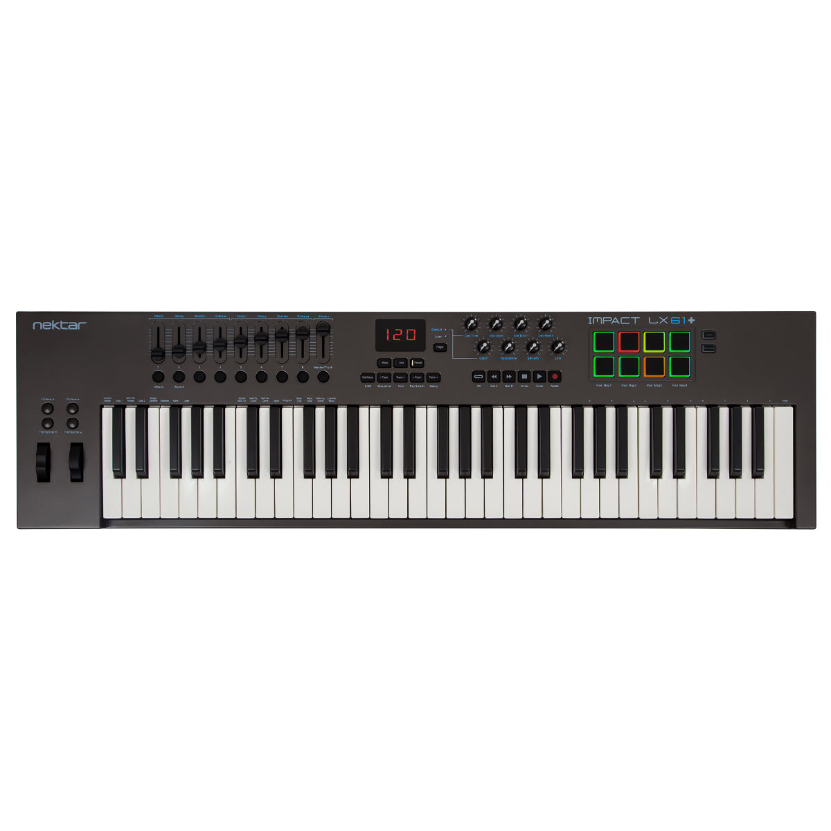 Nektar Impact LX61+ 61 Key USB MIDI Keyboard