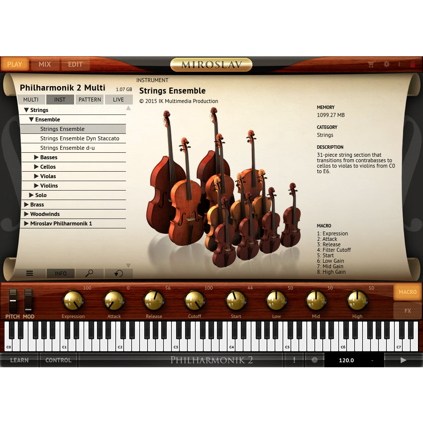 IK Multimedia Miroslav Philharmonik 2 Orchestra & Choir Workstation