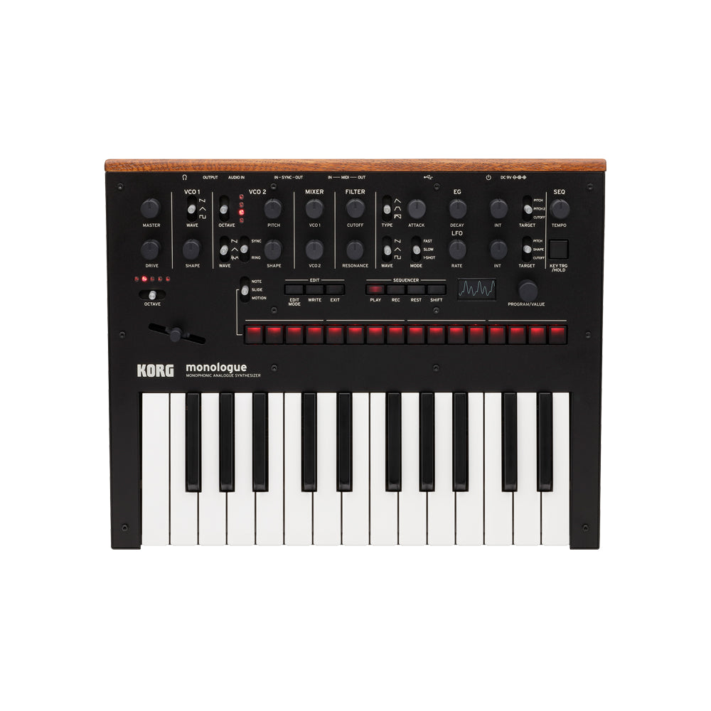 Korg Monologue Monophonic Analogue Synthesizer - Black