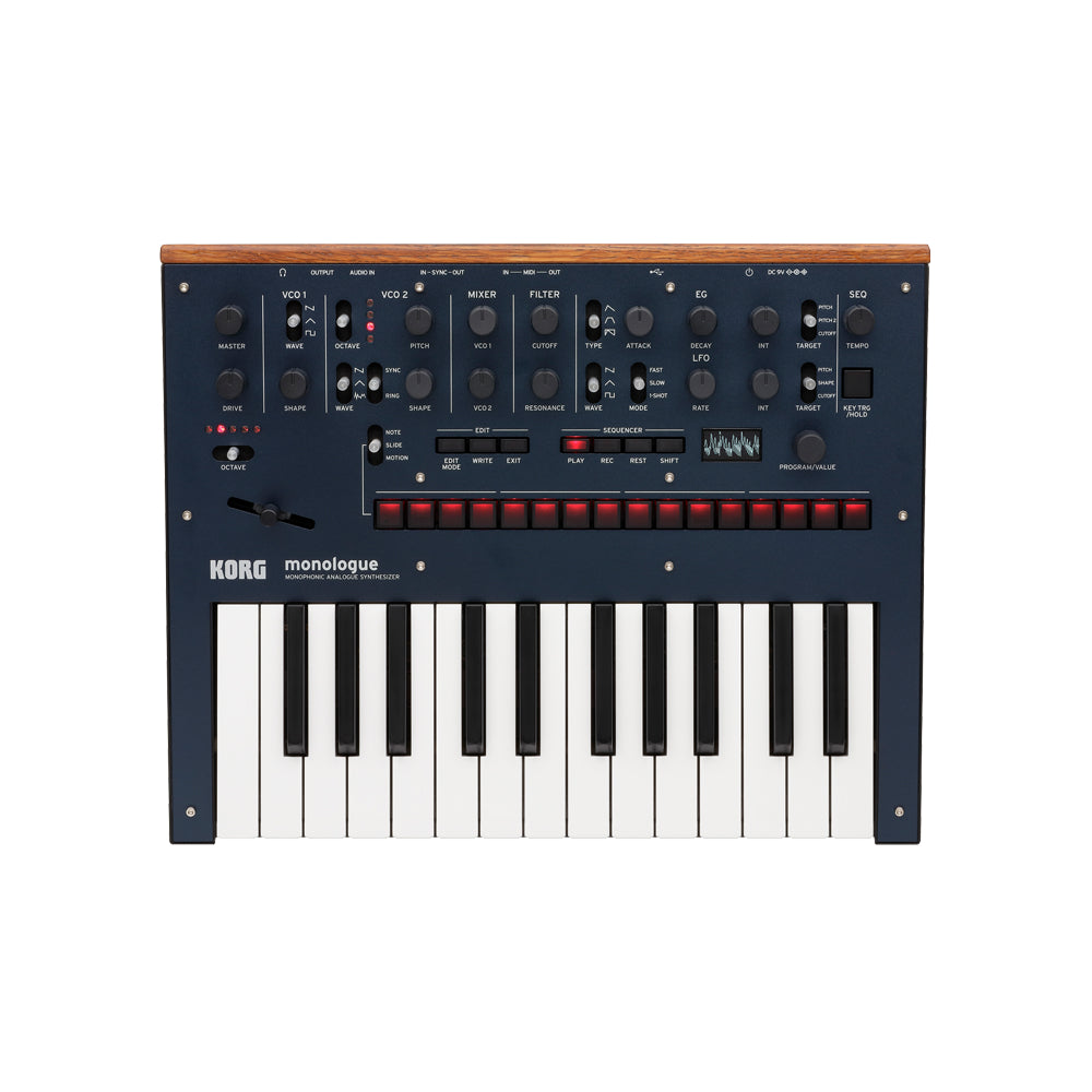 Korg Monologue Monophonic Analogue Synthesizer - Blue