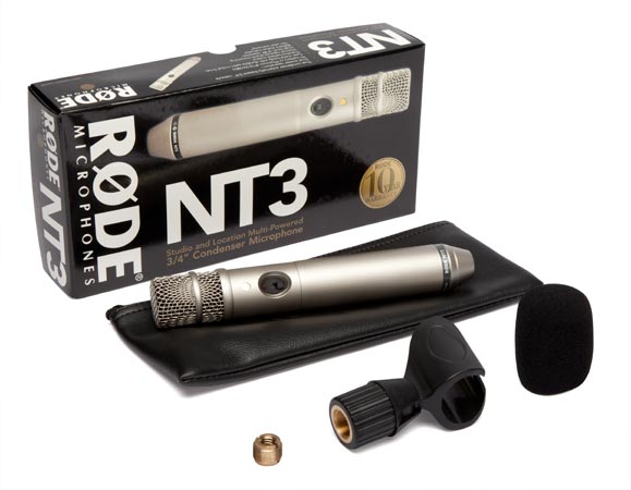 RODE NT3 Multi-Powered Condenser Microphone