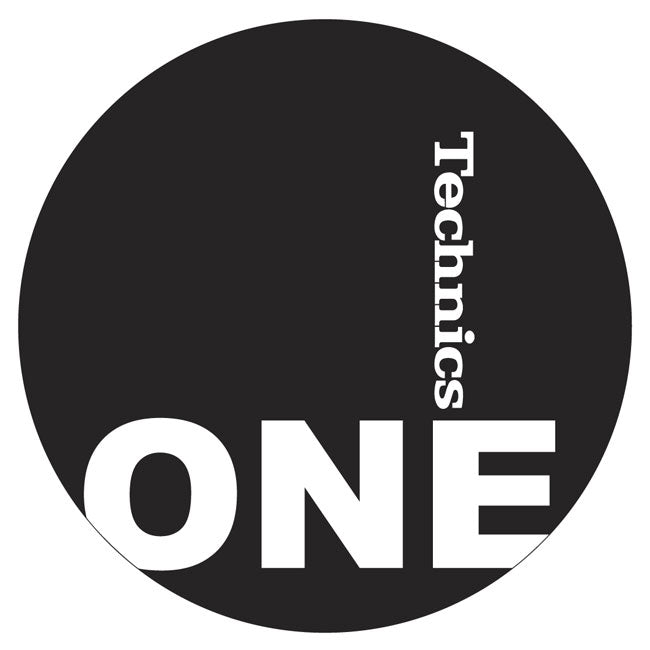 Magma 60606 Technics Slipmat One-Two Black/White (Mixed-Set)