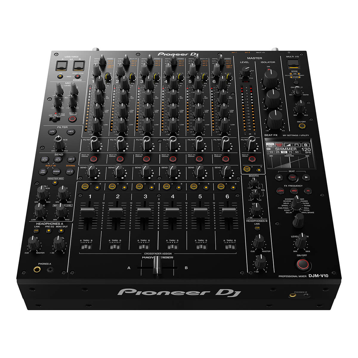 Pioneer DJ DJM-V10 Professional DJ Mixer - Black